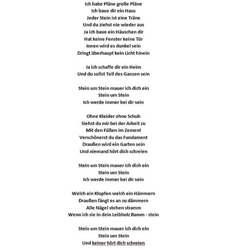 rammstein lied deutschland text